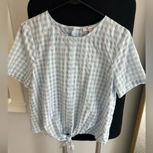 Madewell gingham top
